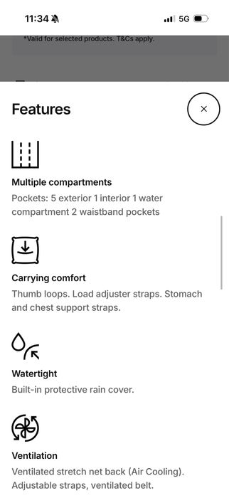 Туристическа раница - 30 л Quechua