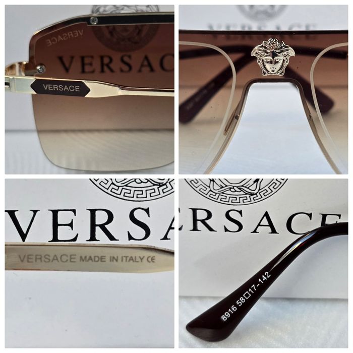 Мъжки слънчеви очила маска кафеви