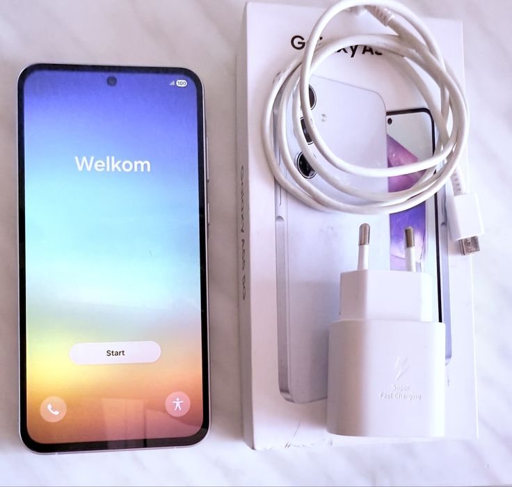 Samsung a55 265gb 8gb ram + часовник samsung !!с гаранция!!