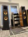 Boxe Klipsch RF 5,600W/150 W RMS,Made In USA,57 Kg/Perechea,99db,