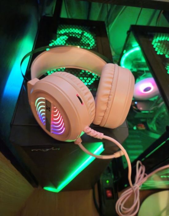 Casca gaming rgb microfon usb