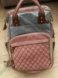 Geanta - Rucsac multifunctional pt Scutece Bebelusi cu patut pliabil