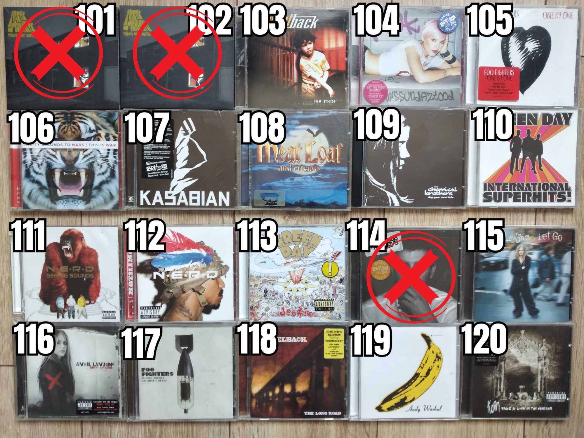 Rock/Punk Metal Music Albums CDs Оригинални Рок Пънк Музикални Дискове