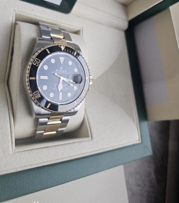 Rolex  Submariner Aur Otel - two Tone 41 mm - 2024 ! Card  cutie