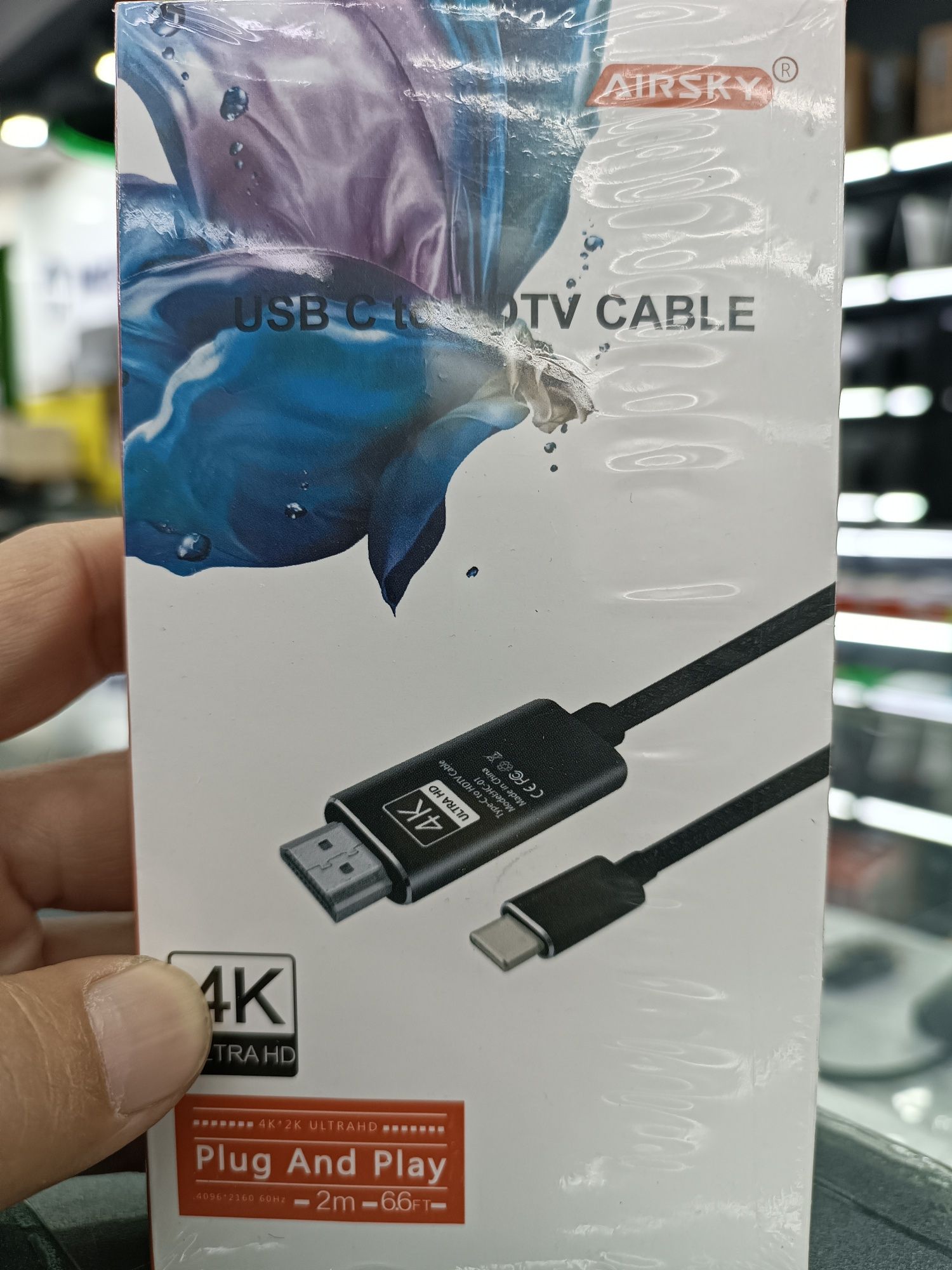 Скидка!Доставка! Type c hdmi кабель 2 м , 60 Hz