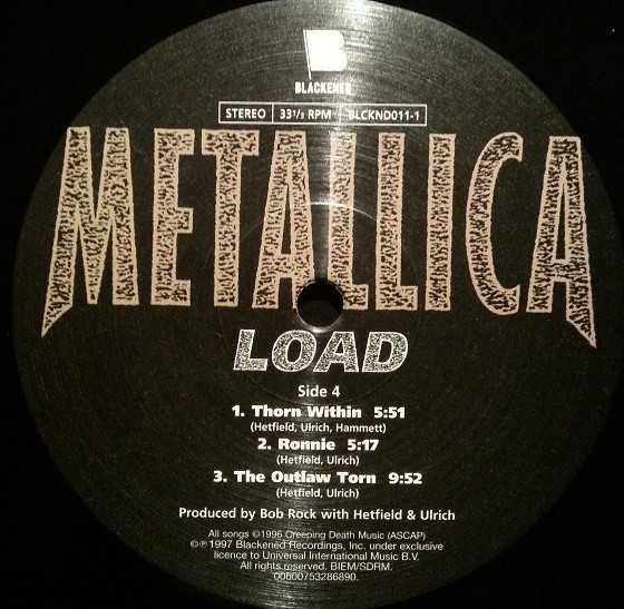 2xLP Vinil Metallica - Load 1996