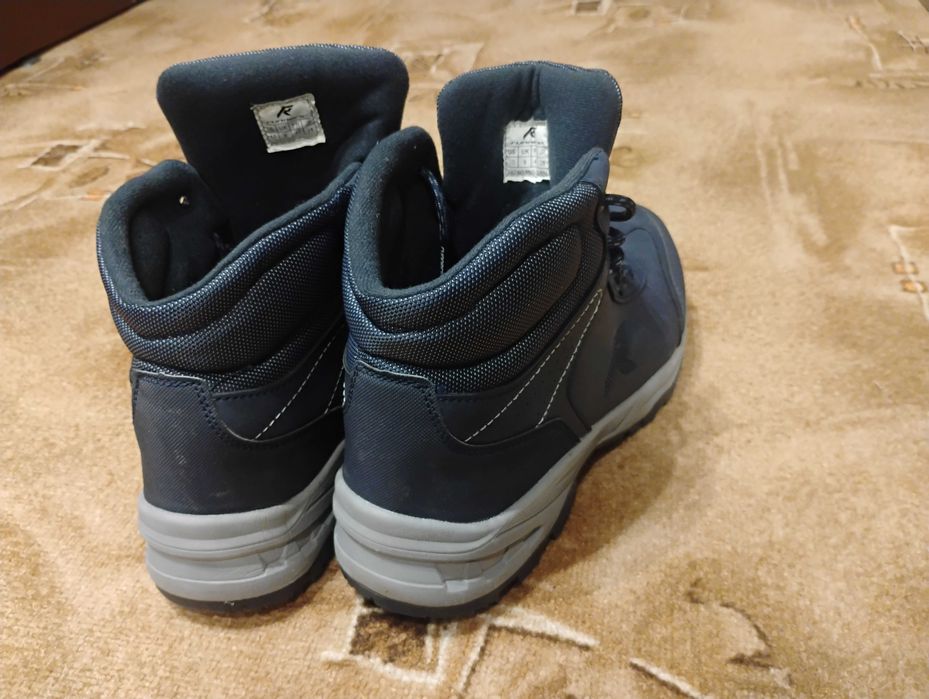 Почти нови топли Мъжки Боти Runners 43 ти номер Сини, Еко кожа