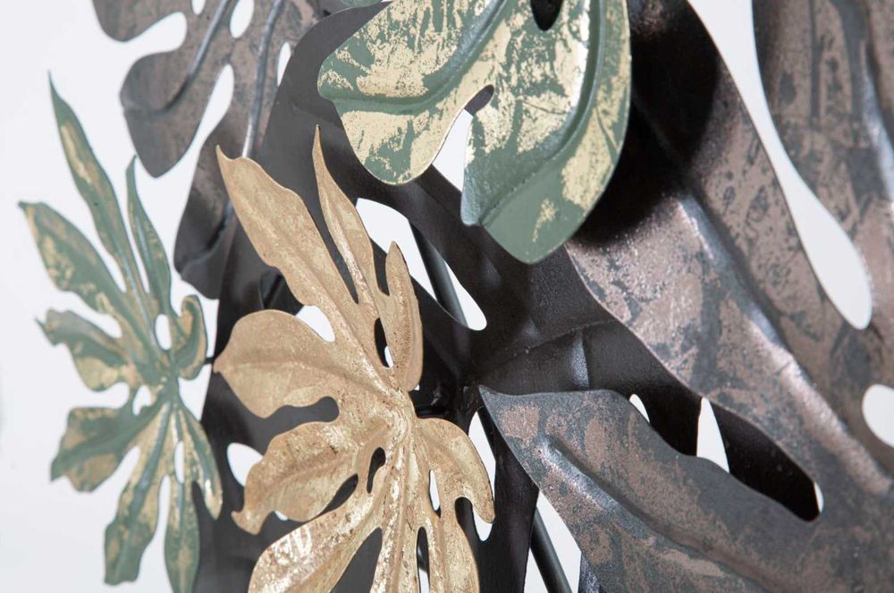 Panou decorativ metalic marca Mauro Ferretti, model Antique Leaf