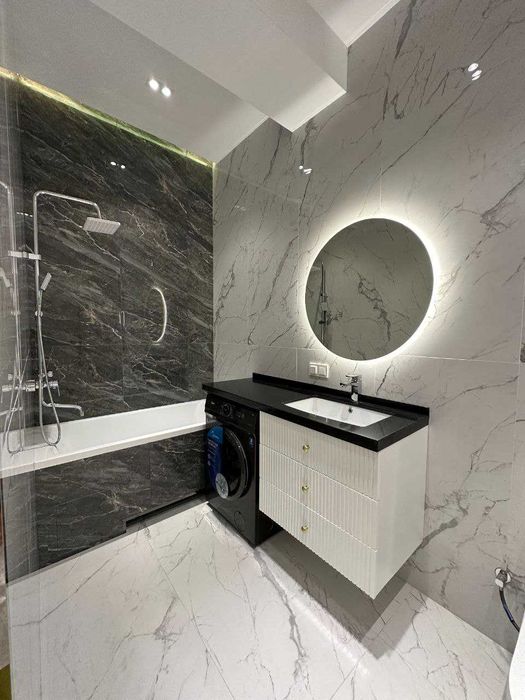 В центре города сдается квартира в м.Ойбек!  Новый ремонт 3х ком!