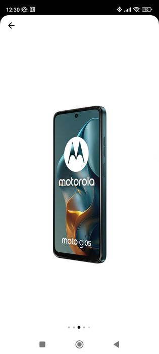 Мобилен телефон Motorola moto g05, Dual SIM, 64GB, 4GB RAM, 5200 mAh,