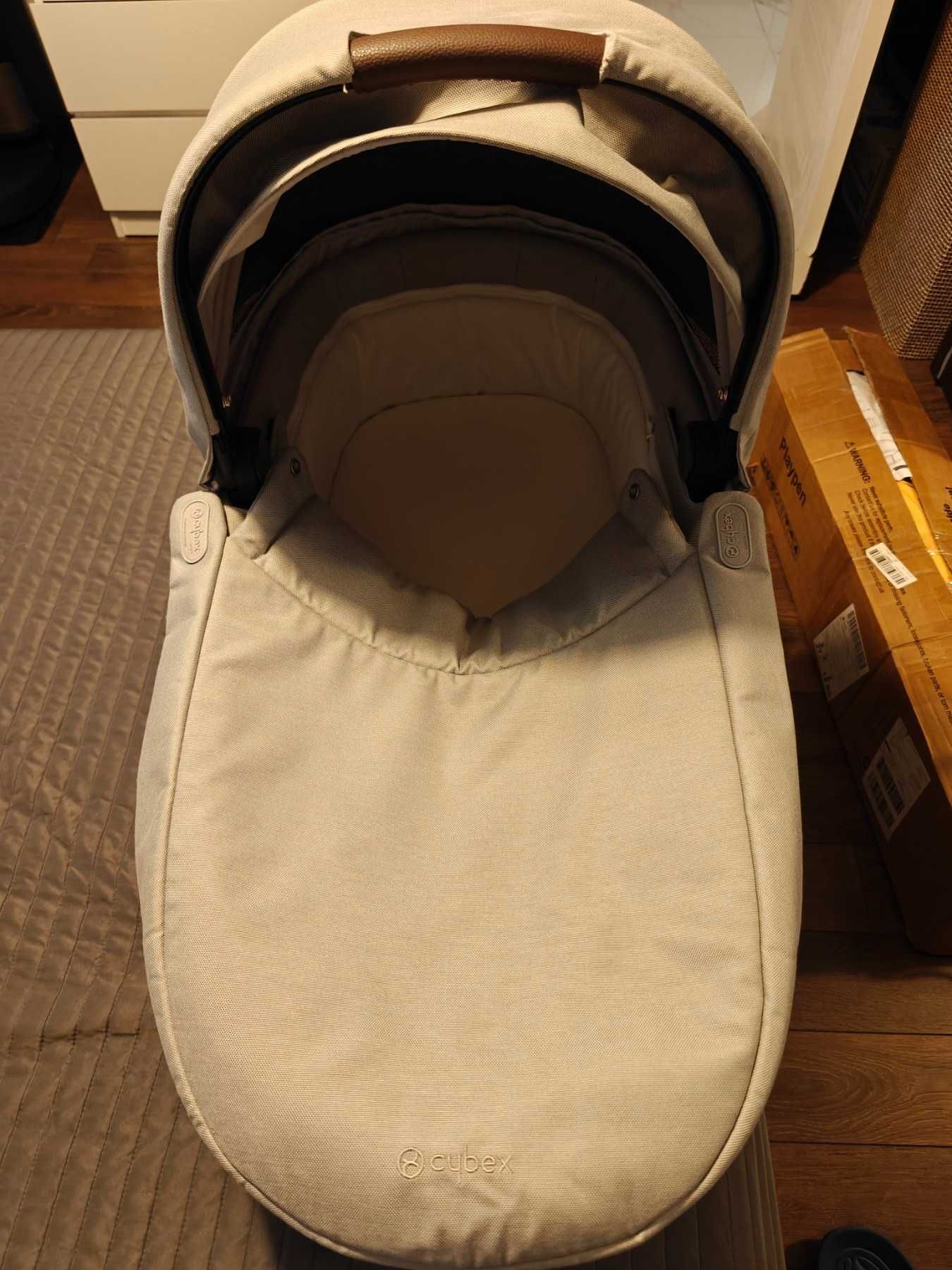 COT S LUX кош за новородено Lava Grey Sybex