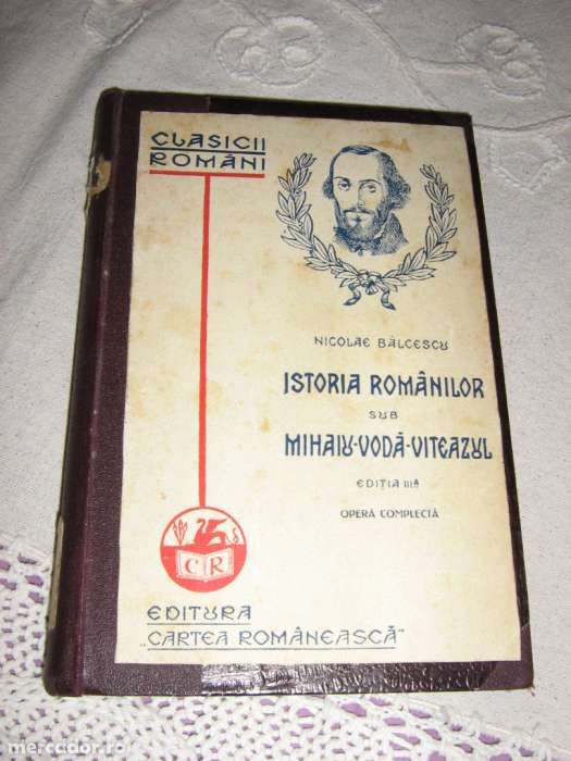 Nicolae Balcescu, Istoria romanilor sub Mihaiu-Voda Viteazul - 1929