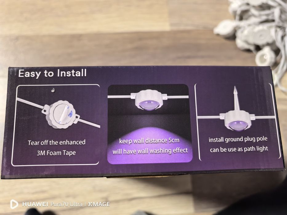 Înstalatie pentru casa exterior cu leduri 30m