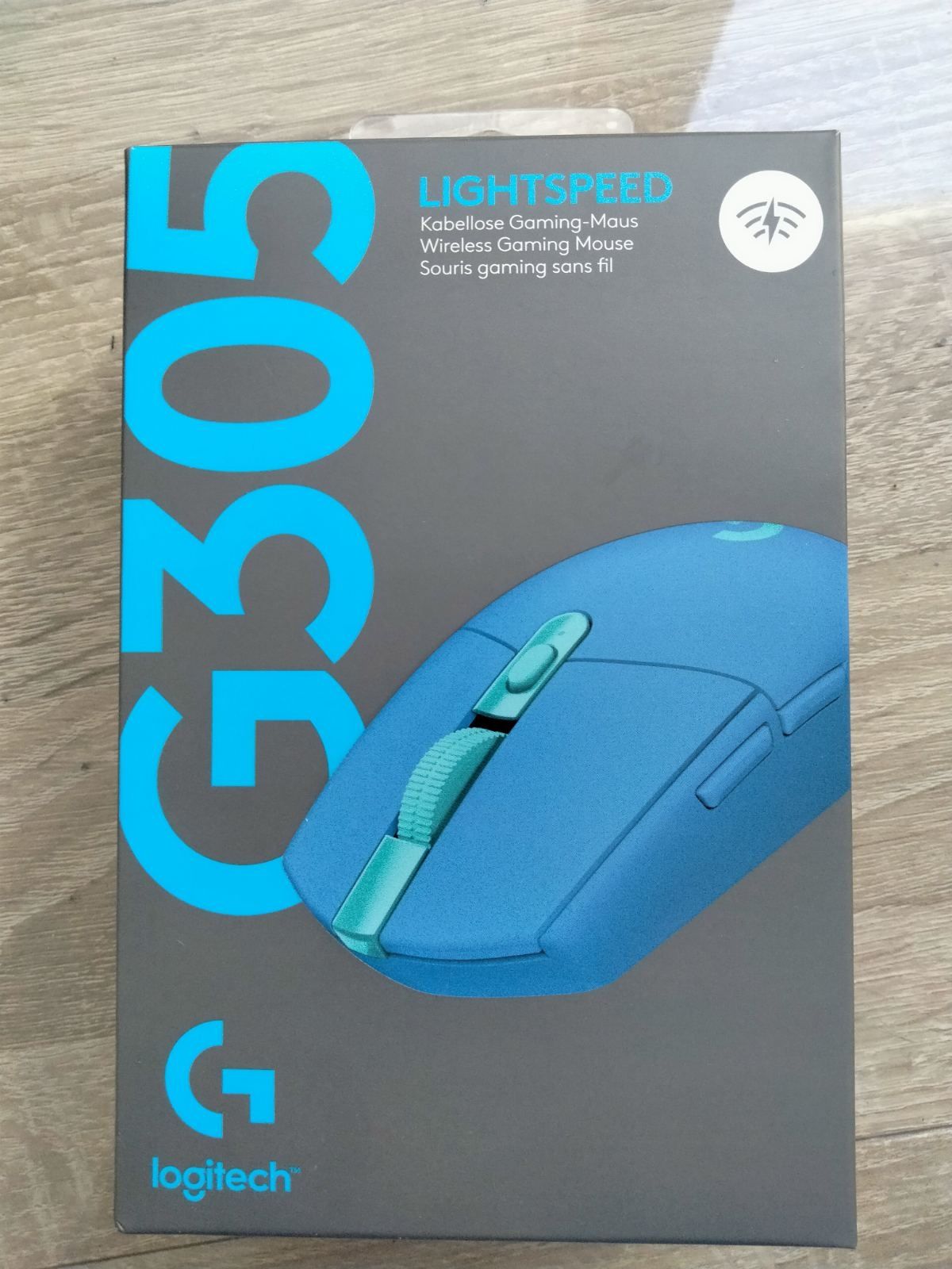 НОВА! Logitech G305 wireless LightSpeed Hero 15k DPI, синя