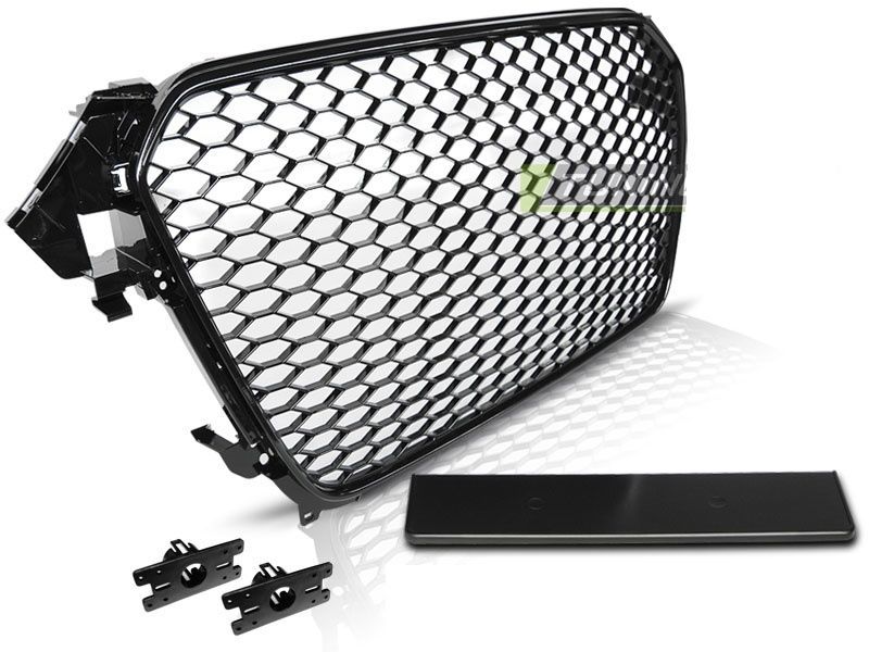 Set grila centrala + grile proiectoare RS look AUDI A4 B8.5 FACELIFT