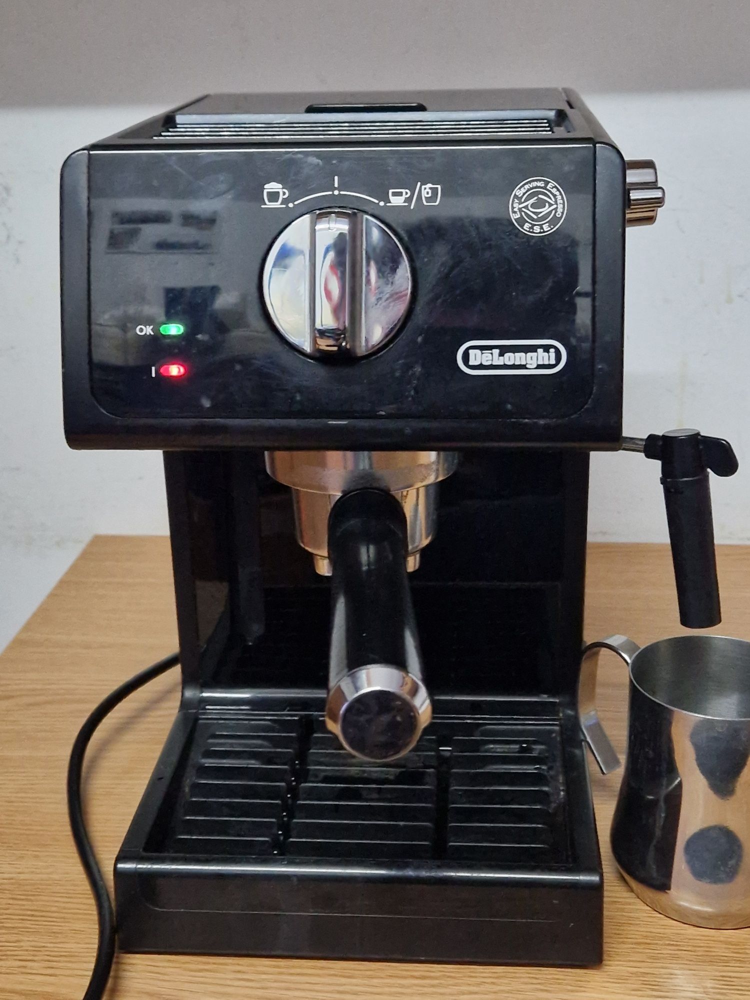 Espressor manual De'Longhi ECP 31.21, 1100W, 15 bar, 1.1 l, Negru