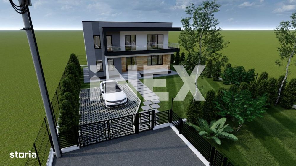 Ansamblu rezidential nou – 4 vile moderne in Budeasa, langa Pitesti