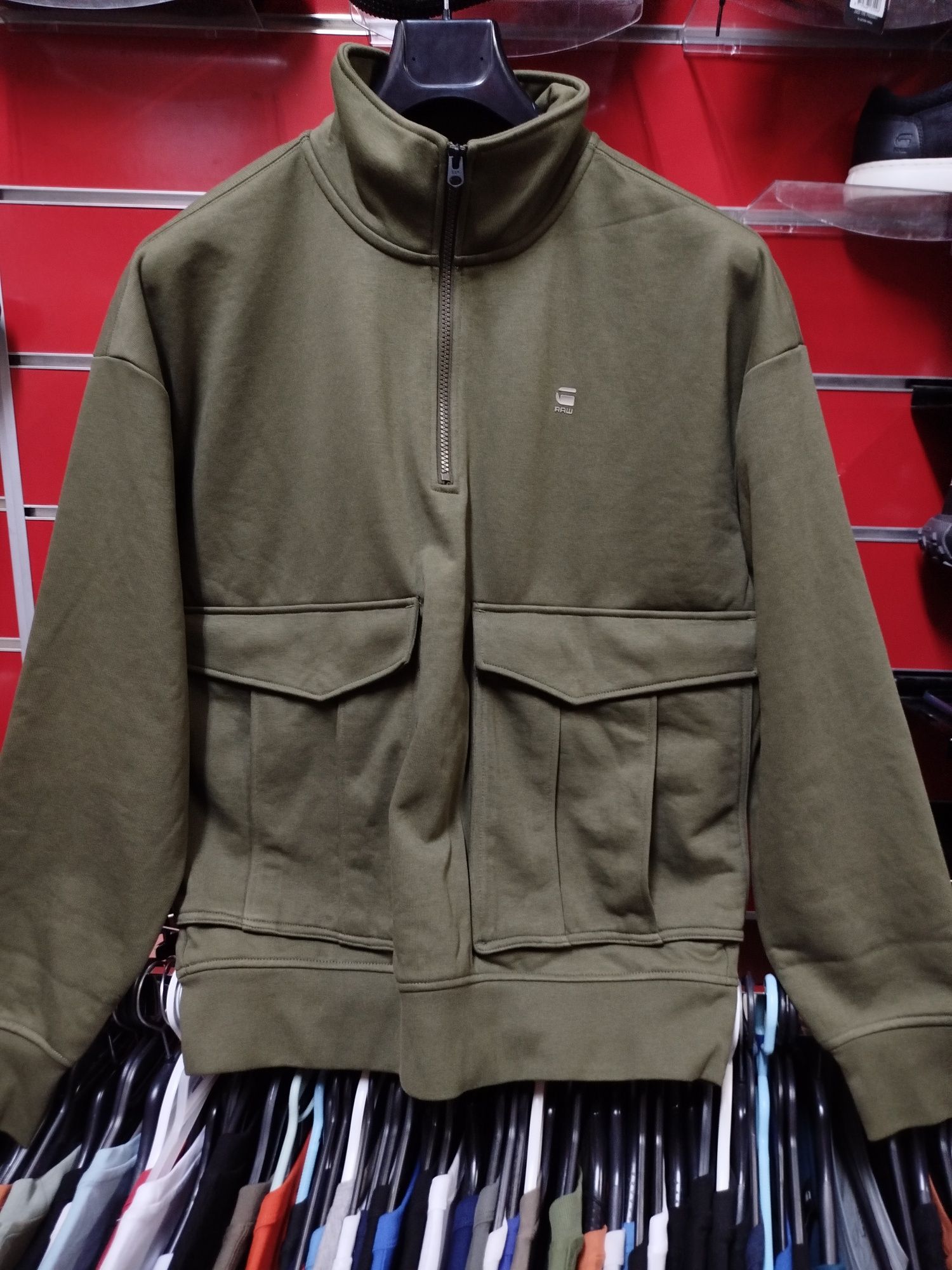 Уголемен суичър G-Star Raw Rovic Skipper M , L , XL , XXL loose мъжки