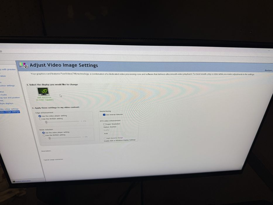 Monitor dell alienware 360hz aw22521h G-Sync dedicat