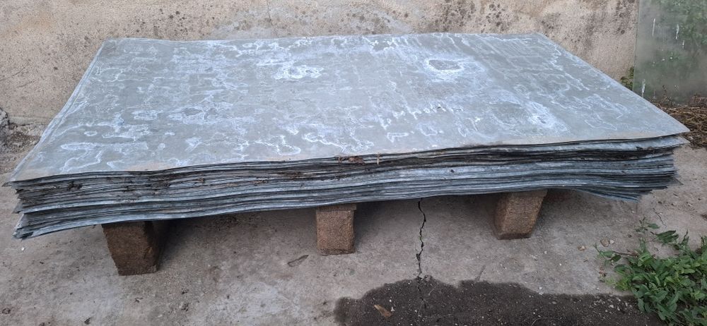 Vând foi tabla zincata lisa