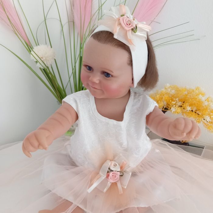 Papusa reborn f drăguță aprox.50 cm