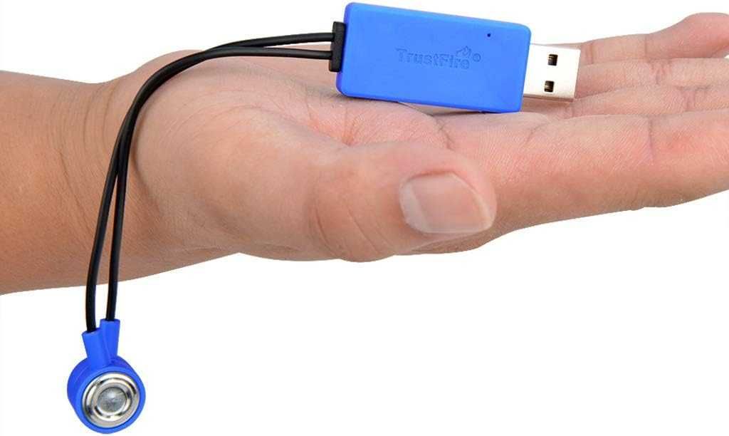 Магнитно USB зарядно за литиево-йонна батерия и мобилен телефон