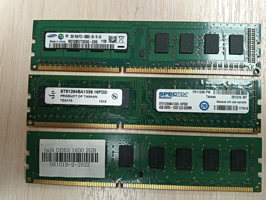 Продам ОЗУ разные DDR3-1600