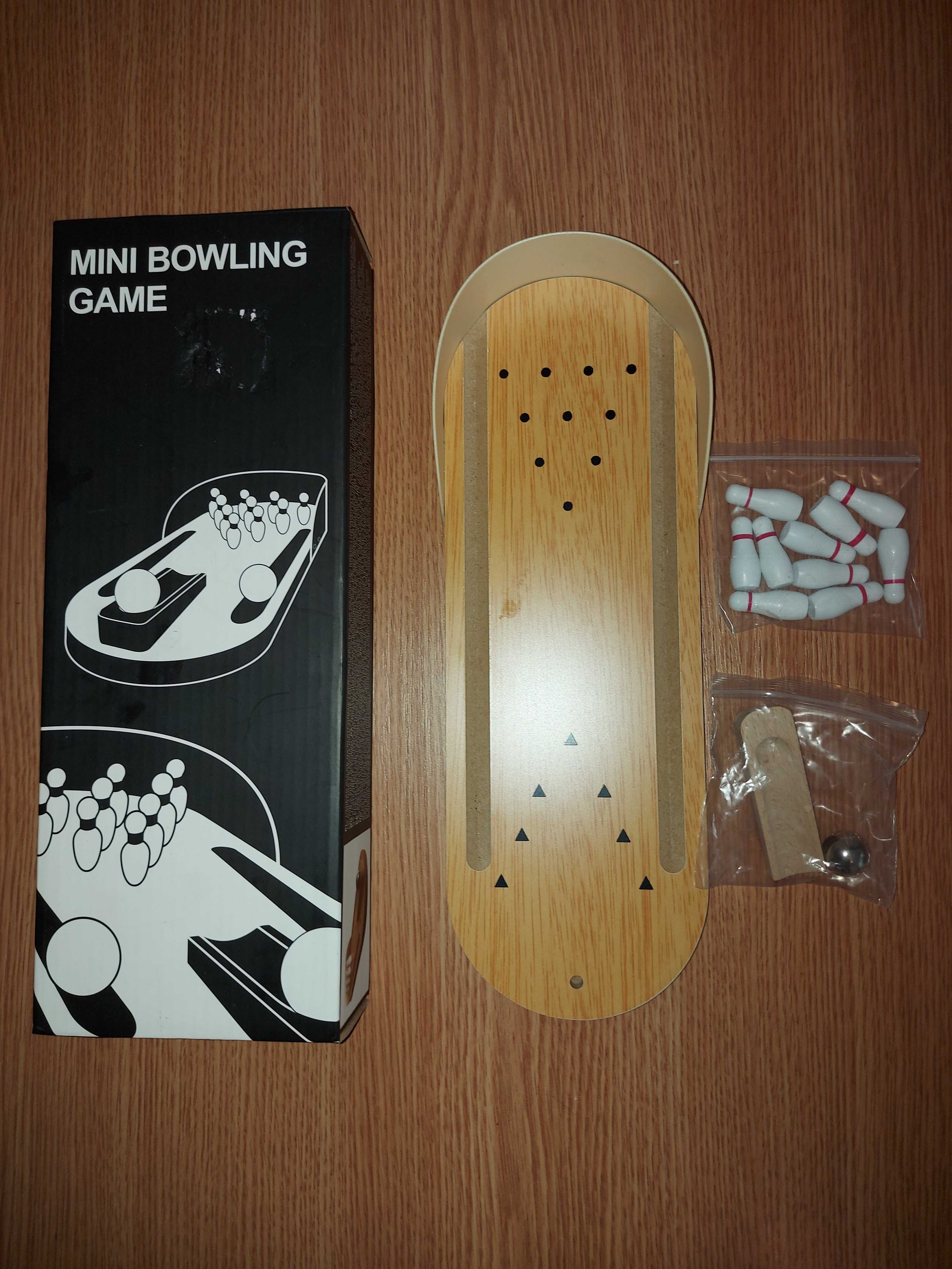 Joc pentru copii - Mini Bowling de Masa din lemn -Popice