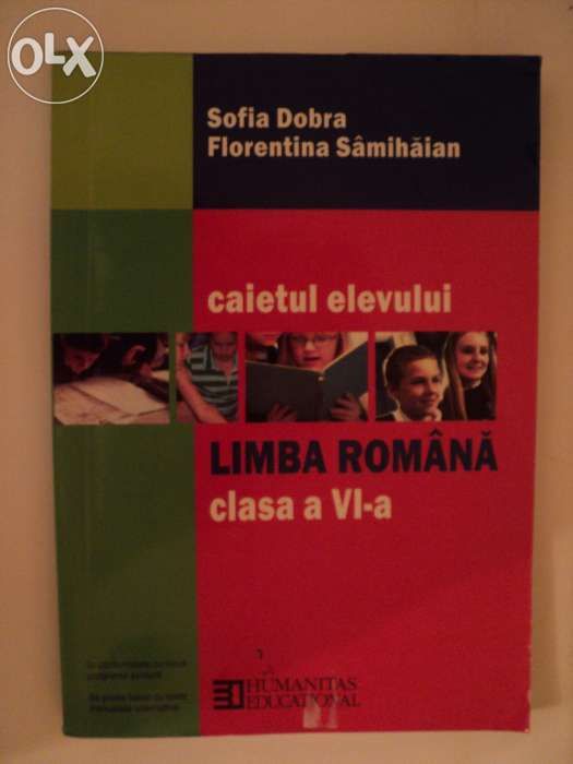 Caiet Limba Romana cls VI-a