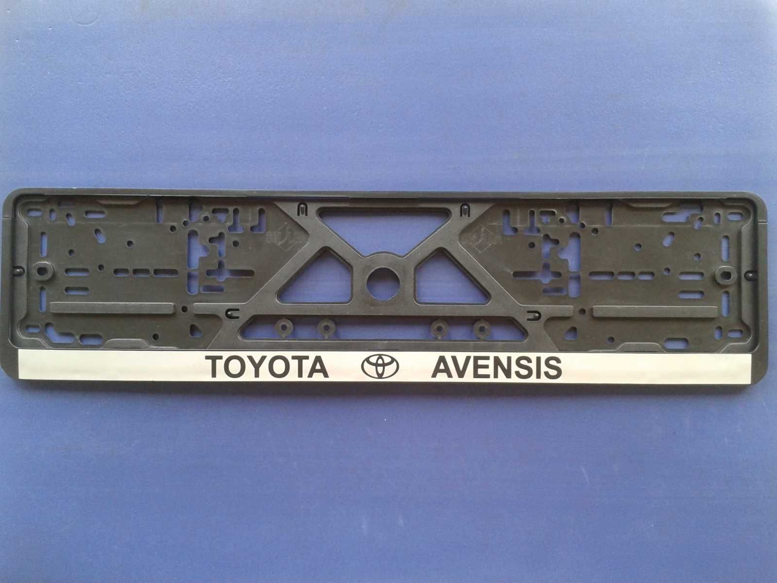 Рамка держатель Toyota Carina хром Avensis серебро подномерник