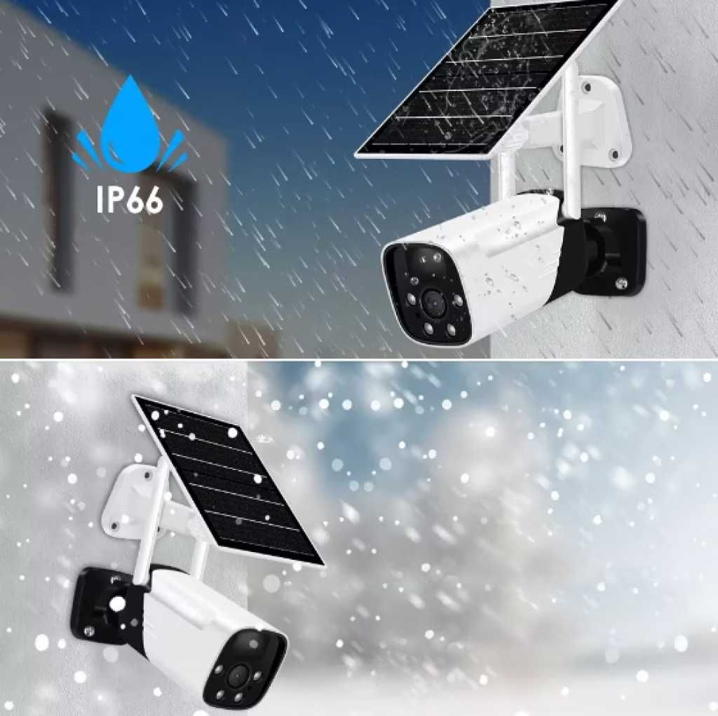 Соларна камера 6MP с отделен панел и PIR датчик