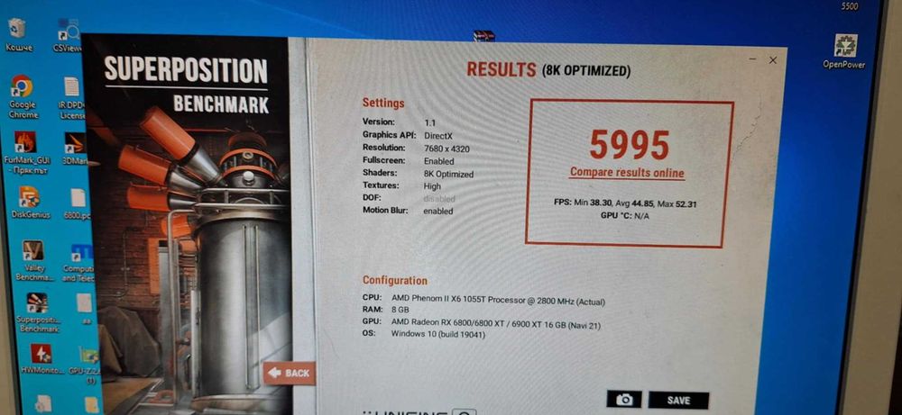 Видеокарта Asus TUF Gaming RX6900XT 16 GB GDDR6