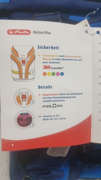 Ghiozdan Herlitz Motion Plus 3D NOU 1kg