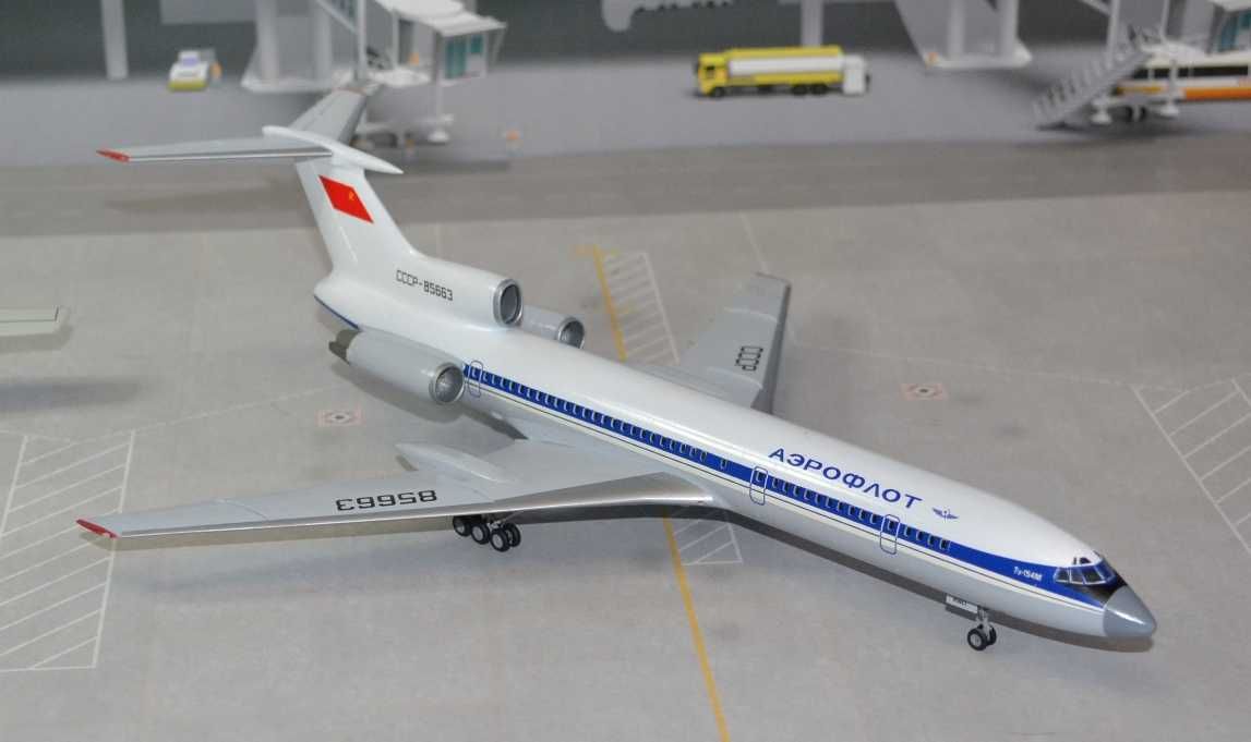 Модель самолёта Ту-154 АЭРОФЛОТ СССР