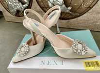 Pantofi albi mireasa