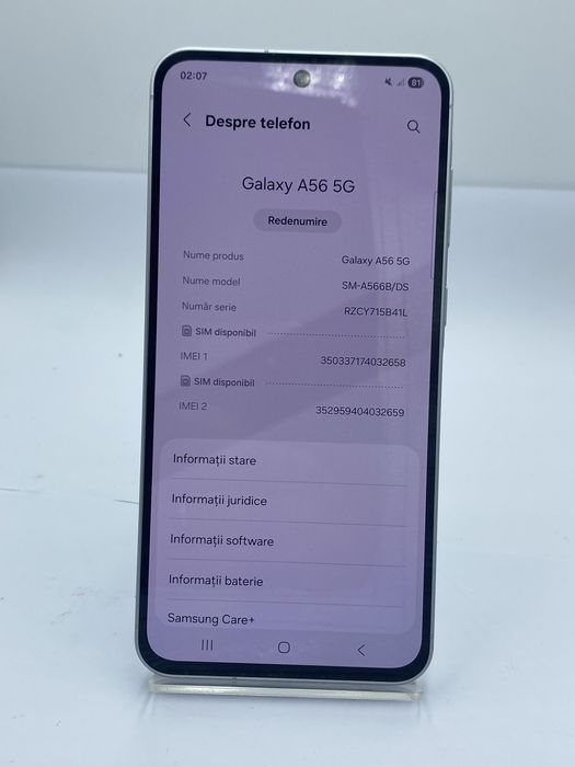 Samsung A56 5G 8/128gb / FACTURA /GARANTIE #47570