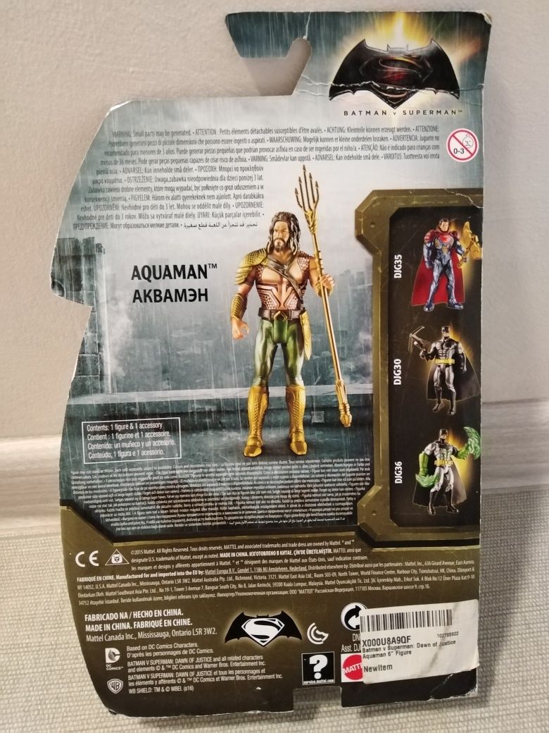 Figurina DC Comics - Aquaman 15 cm [2015]