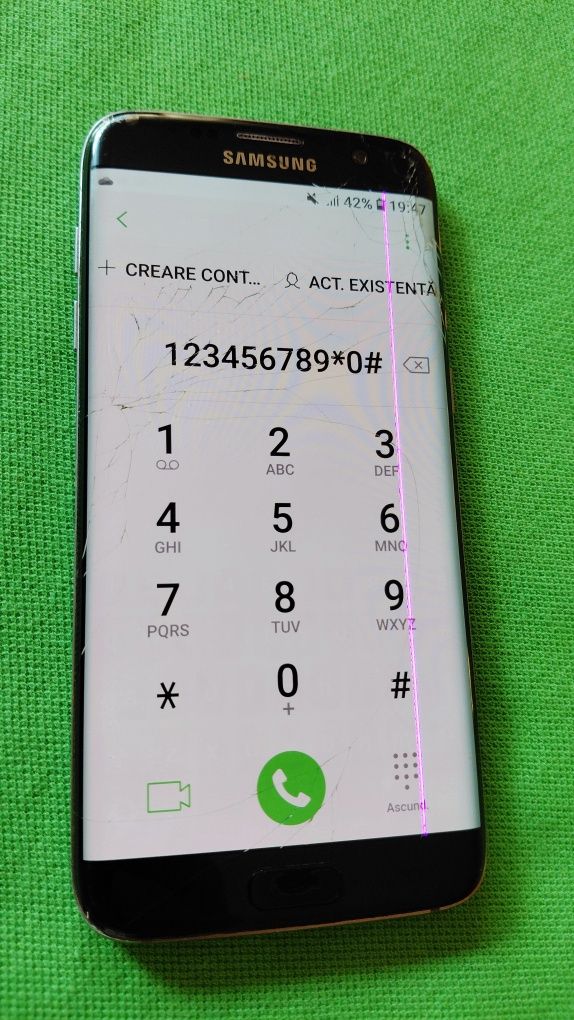 Vand cu defecte exterioare S7 Edge,functional.