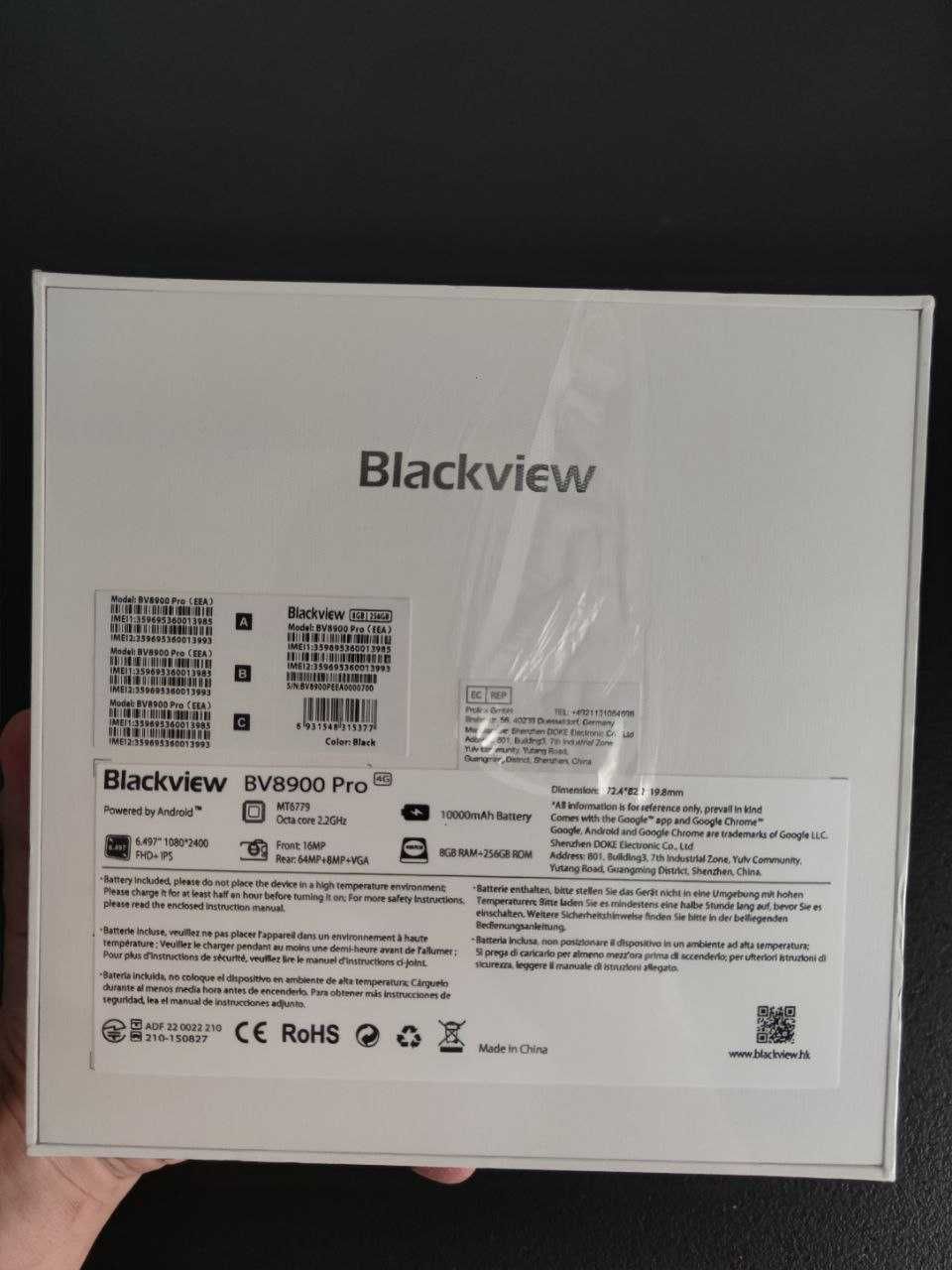 Telefon Blackview BV8900 Pro, 16/256GB, 10000mAh, Dual SIM, Sigilat!