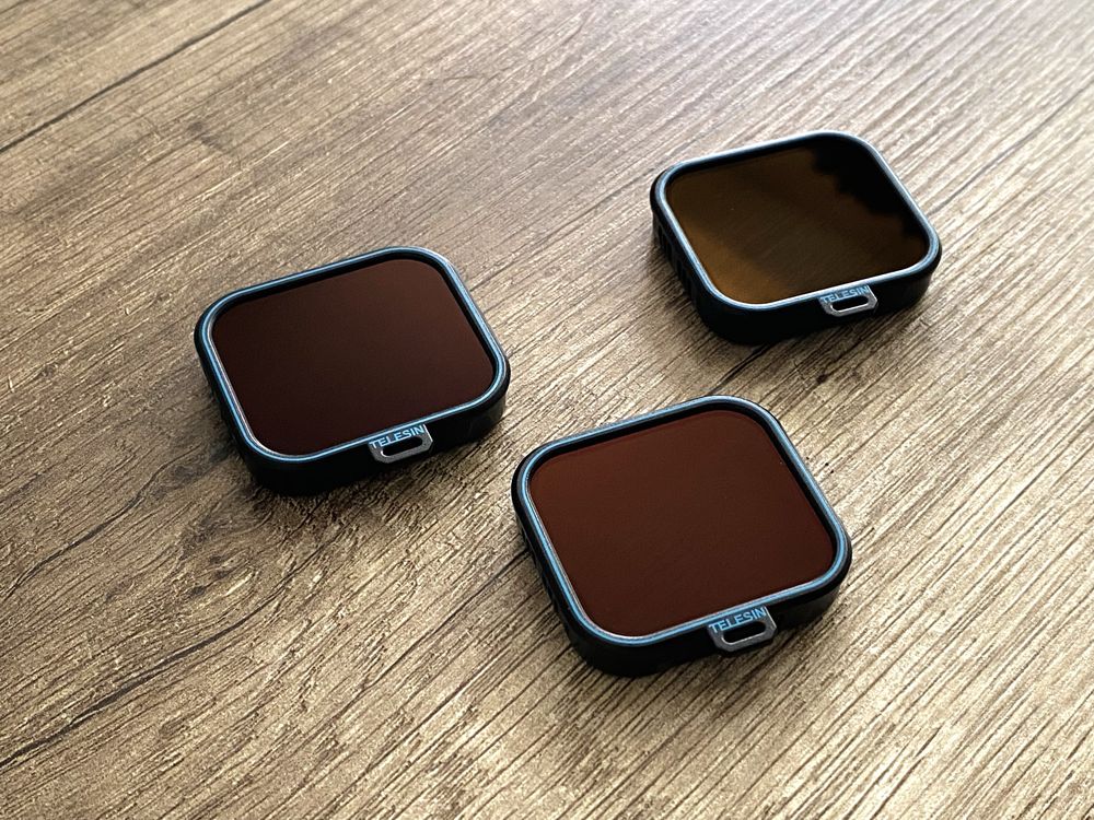 Set 3 filtre ND GoPro HERO 5/6/7 - imagine cinematica, protectie, vlog