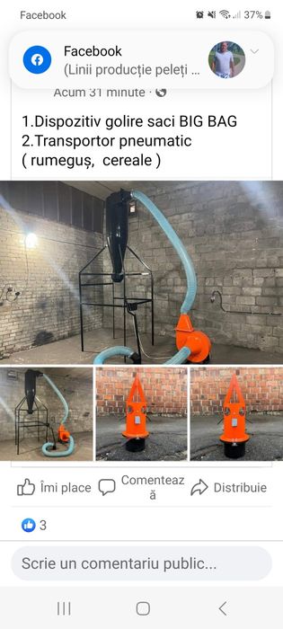 Dispozitiv golire BIG BAG