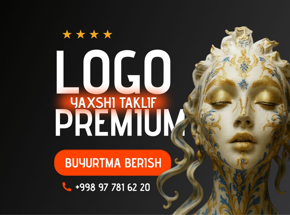 Sizga ham logo kerak, to‘g‘rimi? | Вам тоже нужен логотип, правда?