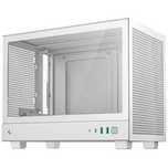 Deepcool CH160 White, carcasă Mini-ITX, panou sticlă, suport GPU 305mm