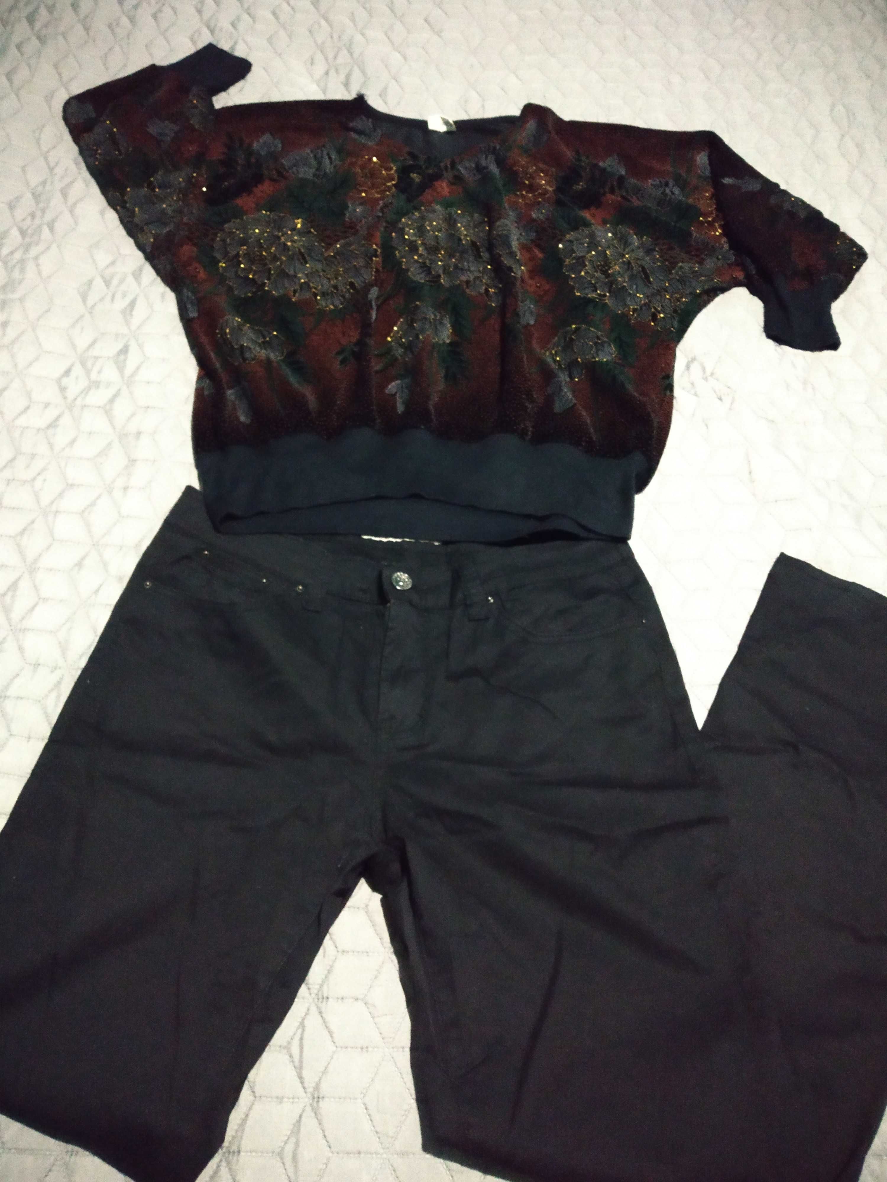Нов, черен панталон за лятото ХL