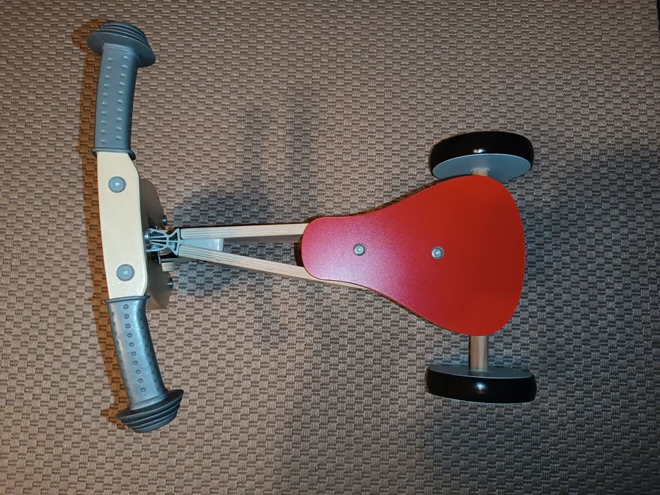 Дървено колело с 3 гуми