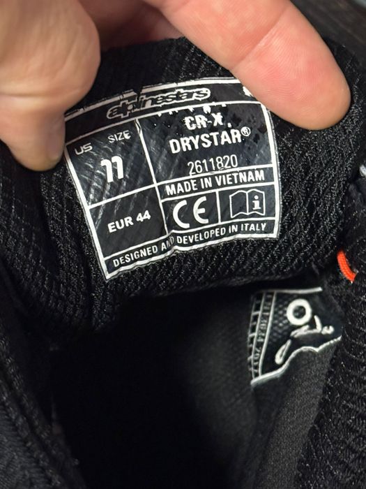 Ghete 44 cr x Drystar Alpinestars moto mtb barbati impermeabili