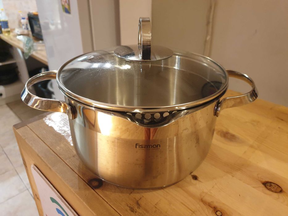 Кастрюля Fissman 3,4 л (Нерж сталь)