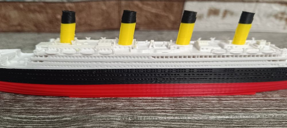 Machetă Titanic - printată 3D