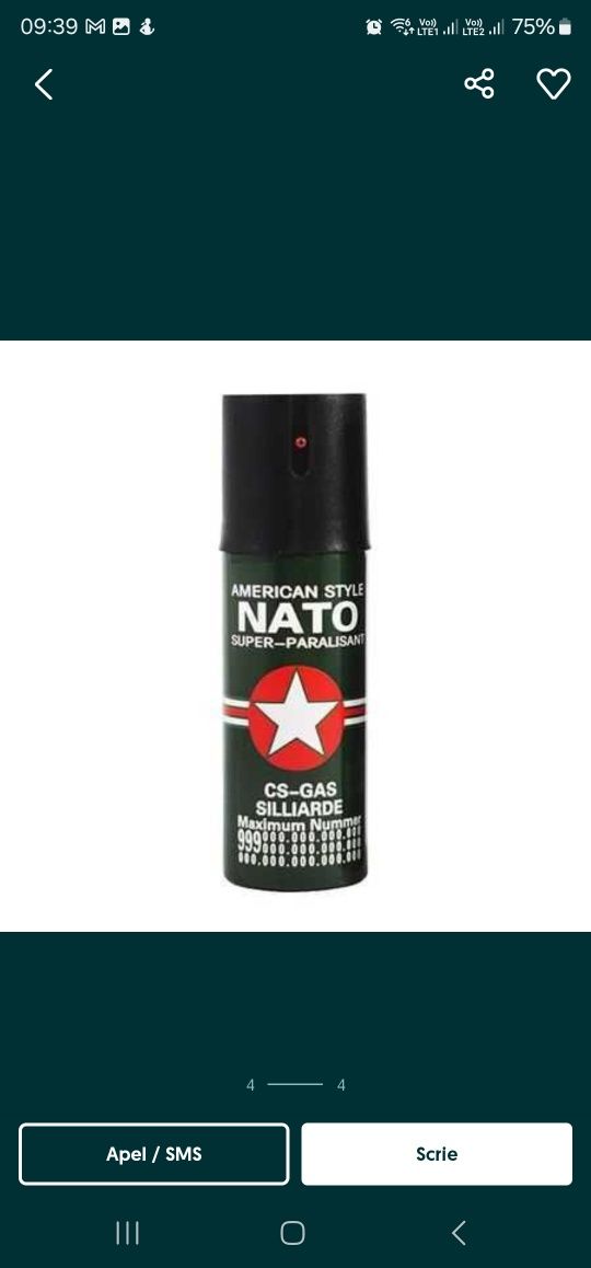 Spray Nato protectie 60ml