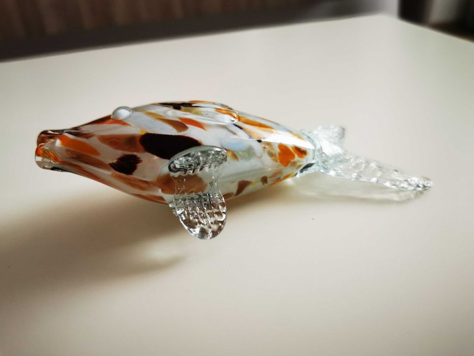 Peste, sticla de Murano, fara defecte, stare impecabila, 16 cm